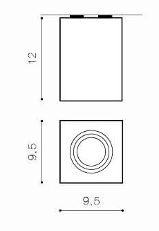 Plafon AZzardo ELOY AZ0929 WH