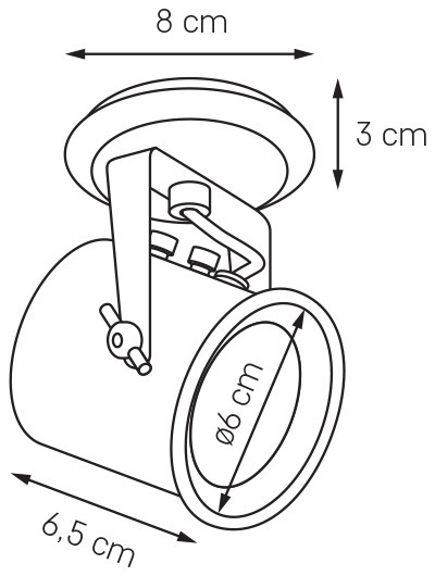 Plafon  Alter 50275101 biały