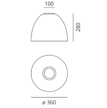 Plafon Artemide Nur A245500