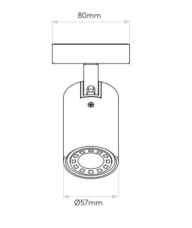 Plafon Astro Ascoli 1286015