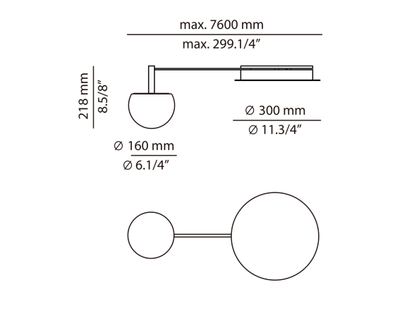 Plafon Estiluz Circ t-3820S