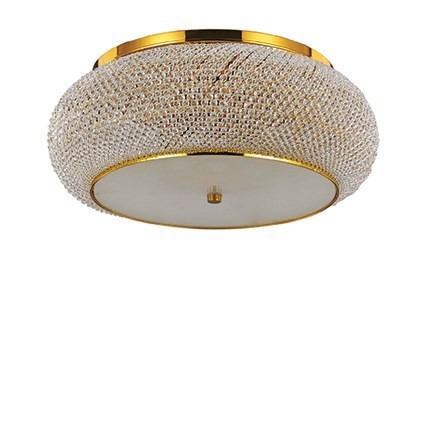 Plafon Ideal Lux PASHA PL10 Oro