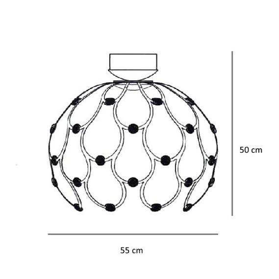 Plafon LED Berella Light Aspilia złoto różowe BL0155