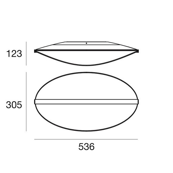 Plafon Ma&De Diphy S 8166