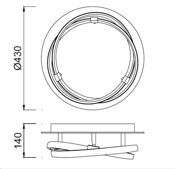 Plafon Mantra Infinity 5392