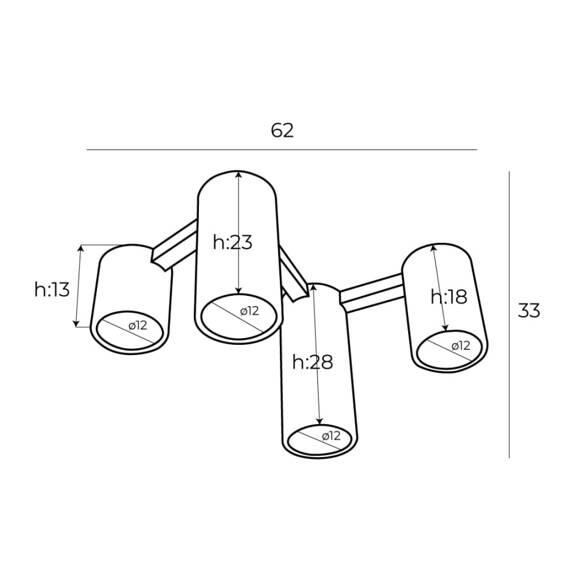 Plafon MaxLight C0227 Laxer