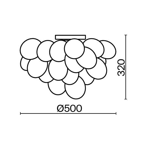 Plafon Maytoni Balbo MOD112CL-08G