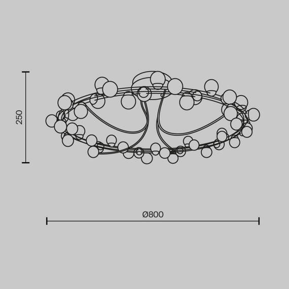 Plafon Maytoni Tessara MOD081CL-L48G3K