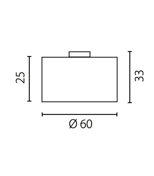 Plafon Ramko Rondo Plisa 60