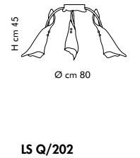 Plafon Sillux KINGSTON LS Q/202 03 antyczny brąz