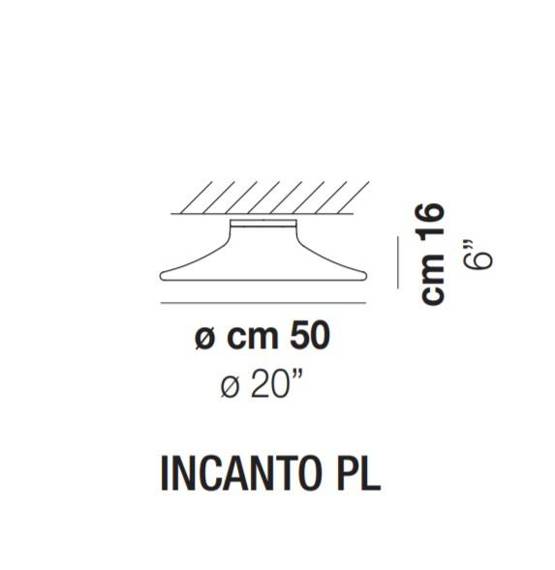 Plafon Vistosi Incanto PL