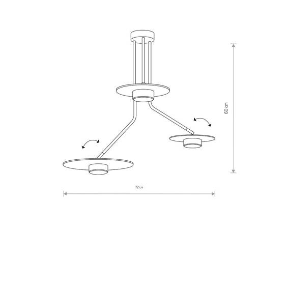 Plafoniera 7644 Nowodvorski Disk III