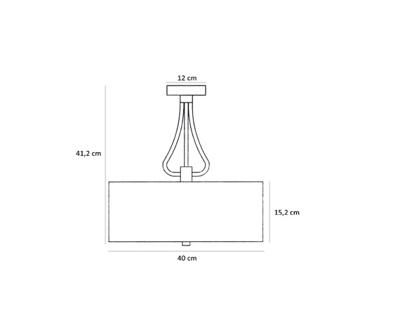 Plafoniera Berella Light Elda BL0068