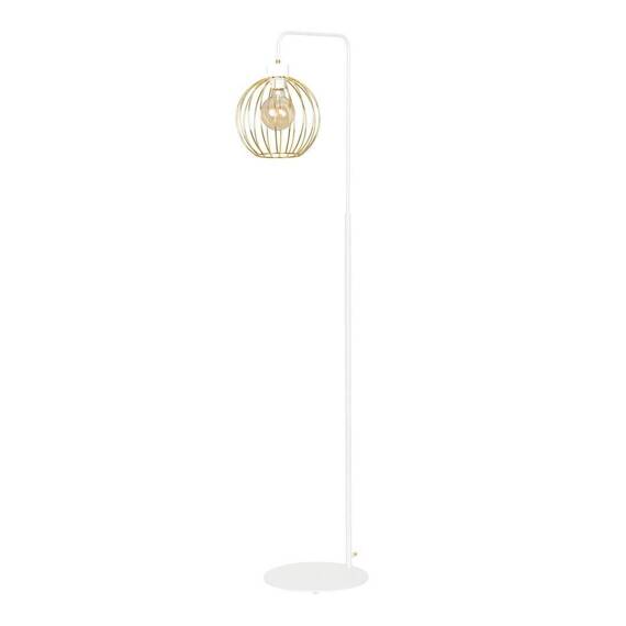 Podłodowa lampa PINETA LP1 WHITE/GOLD (560/LP1) - Emibig