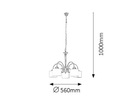 Rabalux 7276 Lampa Wisząca Edith