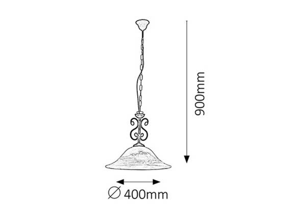 Rabalux 7776 Lampa Wisząca Dorothea