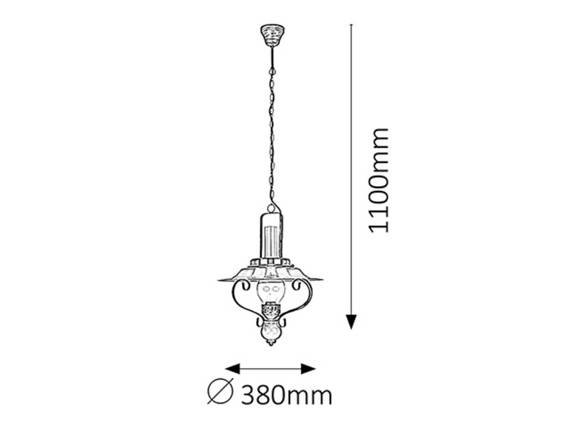 Rabalux 7870 Lampa Wisząca Enna