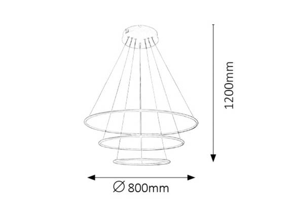 Rabalux Lampa Wisząca 2545 Donatella