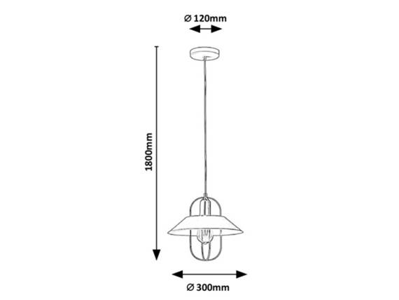 Rabalux Lampa wisząca 3519 Nesrin