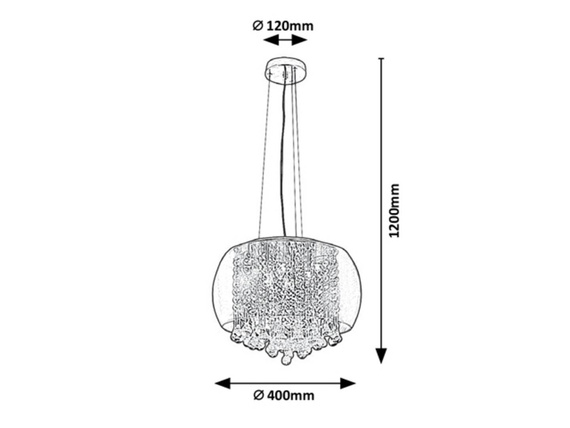 Rabalux Lampa wisząca 3599 Ninelle