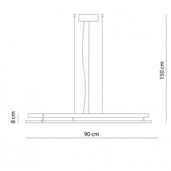 Ramko Echo 66491 + 67891 90cm Zwis akustyczny