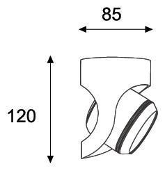 Reflektor Elkim SPOT LED 8088 C