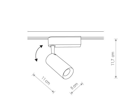 Reflektor Nowodvorski PROFILE IRIS LED 12W 4000K 9002