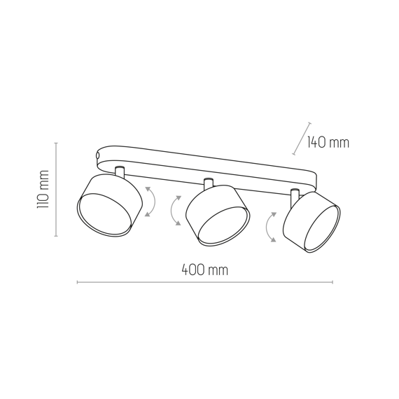 Reflektorki 3404 Clark TK Lighting