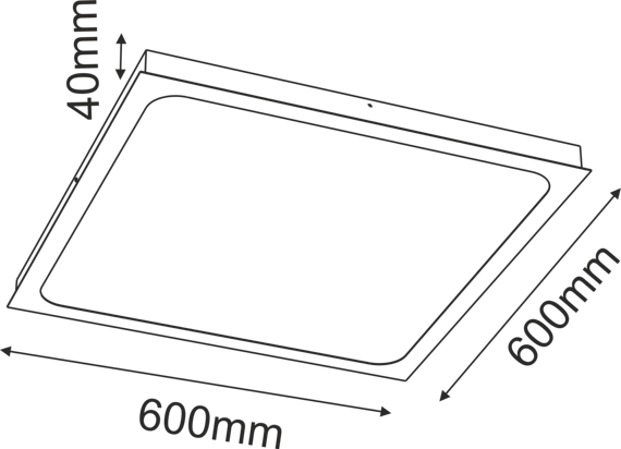 Shilo 1059 4000K Hika 60cm Oprawa sufitowa