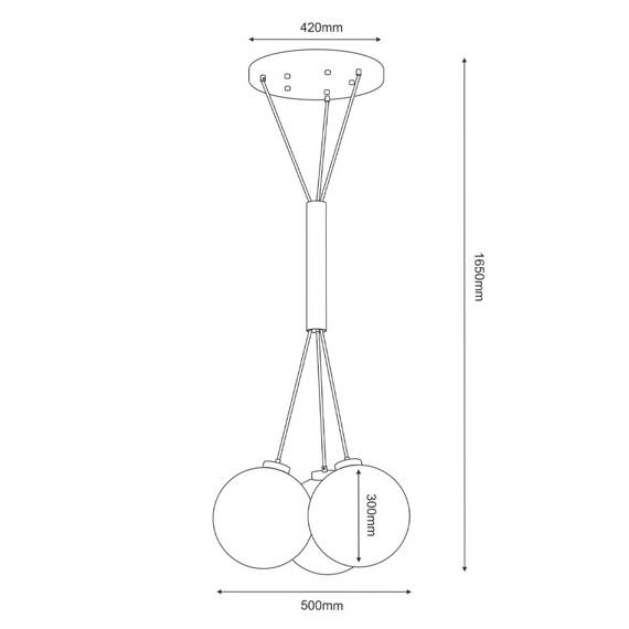 Shilo Czarna Lampa wisząca iO 9143