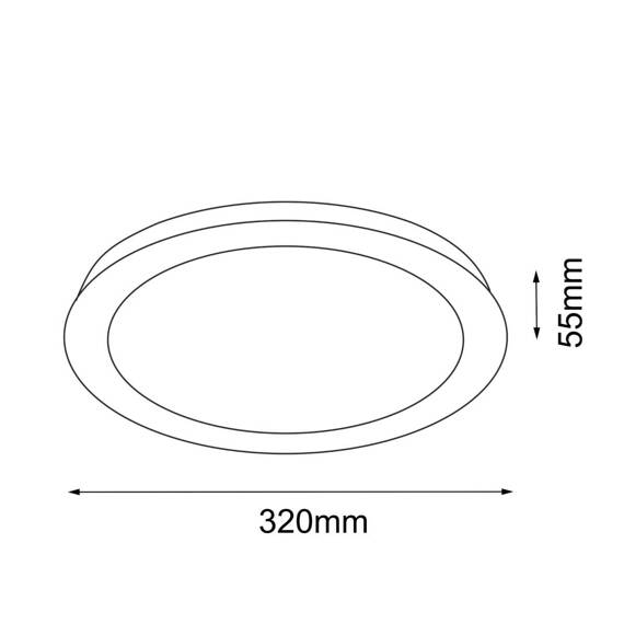 Shilo Disk 4000K Plafon 1283