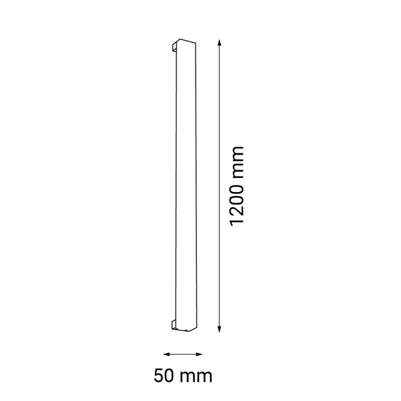 Shilo Hoso 4015 120cm Nowoczesny kinkiet 3000K