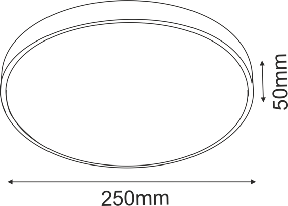 Shilo Ika IP54 4000K Lampa sufitowa 1061