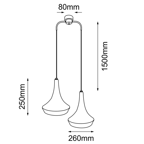 Shilo Mahaka Lampa wisząca 5176