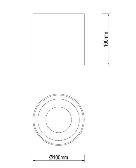 Spot Ledowy Biały Dann Lux Design FICO WH20 DLD5318