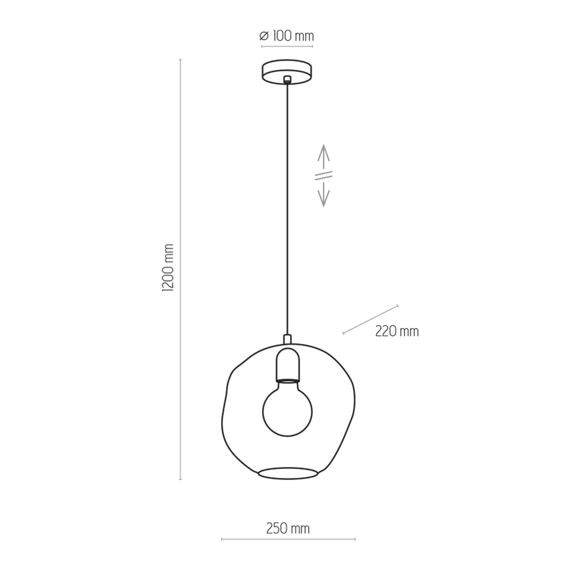 TK Lighting 3369 Zwis Sol