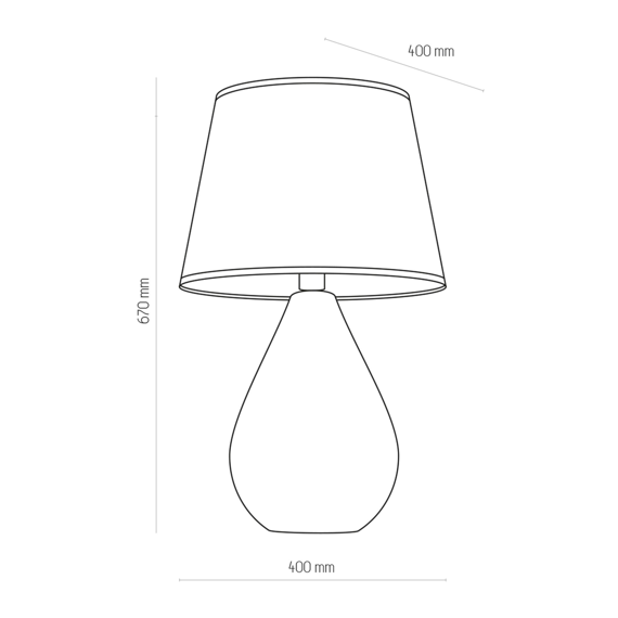 TK Lighting Lacrima 5454 Lampka nocna