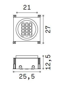 Taurus Naświetlacz Ideal Lux 277035