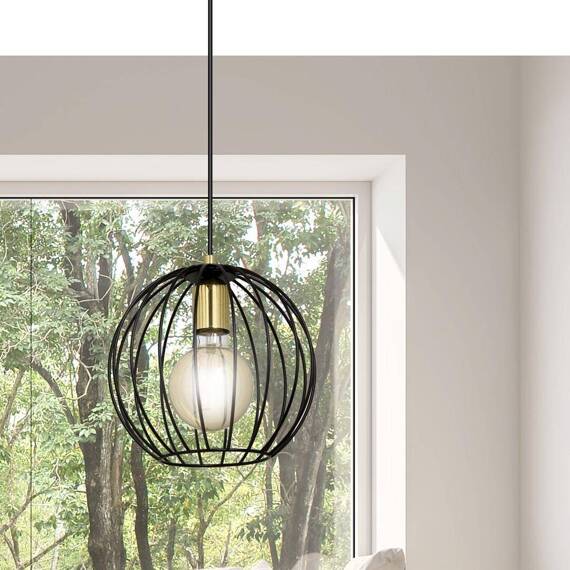 Wisząca lampa ALBIO 1 BLACK czarny (144/1) - Emibig