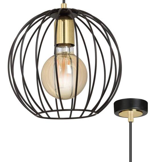 Wisząca lampa ALBIO 1 BLACK czarny (144/1) - Emibig