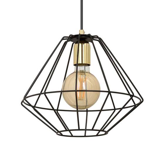 Wisząca lampa ALTEO 1 BLACK czarny (225/1) - Emibig