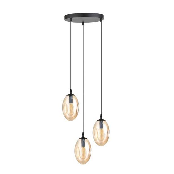 Wisząca lampa ASTRAL 3 BL PREMIUM MIODOWY czarny (1267/3PREM) - Emibig