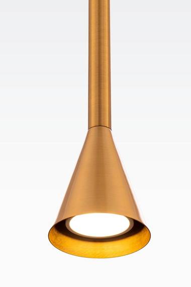 Wisząca lampa Arrow złoty (P064PL-01G) - Maytoni