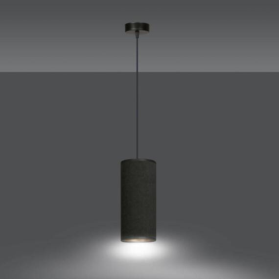 Wisząca lampa BENTE 1 BL BLACK czarny (1067/1) - Emibig