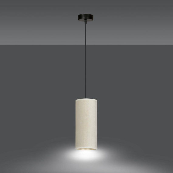 Wisząca lampa BENTE 1 BL WHITE czarny (1059/1) - Emibig