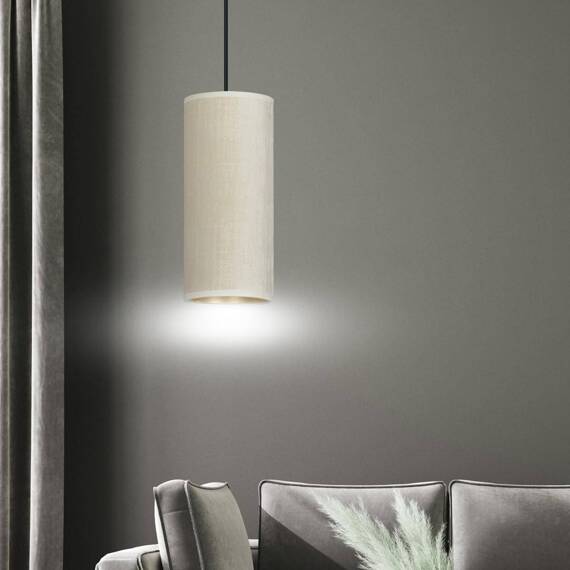 Wisząca lampa BENTE 1 BL WHITE czarny (1059/1) - Emibig