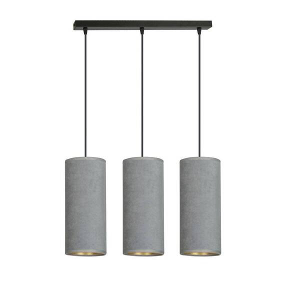 Wisząca lampa BENTE 3 BL GRAY czarny (1060/3) - Emibig