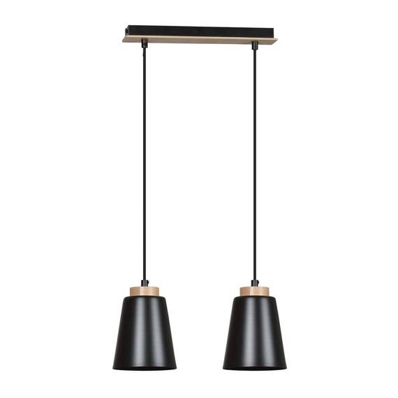 Wisząca lampa BOLERO 2 BLACK czarny (442/2) - Emibig