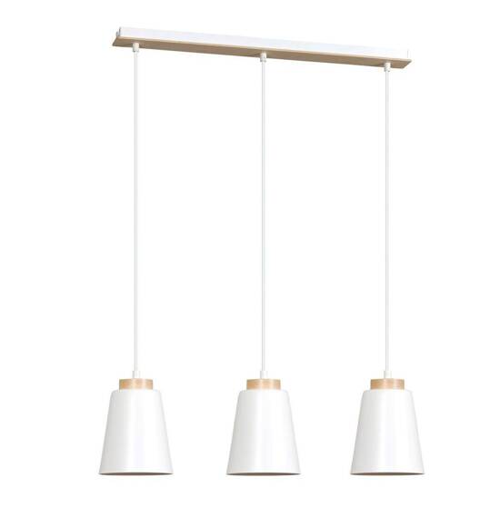 Wisząca lampa BOLERO 3 WHITE biały (443/3) - Emibig