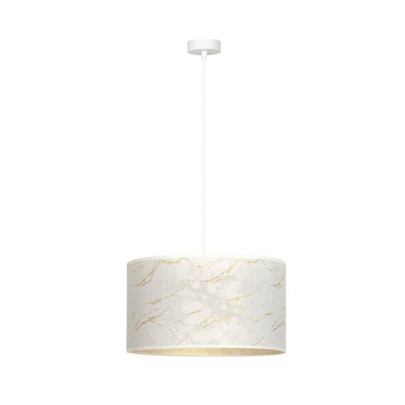 Wisząca lampa BRODDI 1 WH MARBEL WHITE biały (1049/1) - Emibig